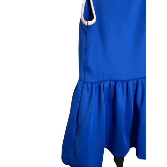 Kate Spade Color Block Blue Black White Scuba Dress Women’s Size 4 - Picture 8 of 8